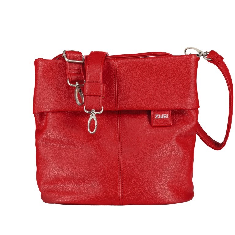 Umhängetasche Mademoiselle M8 vegan Cherry, Farbe: rot/weinrot, Marke: Zwei, EAN: 4250257933439, Abmessungen in cm: 23x25x10, Bild 1 von 9