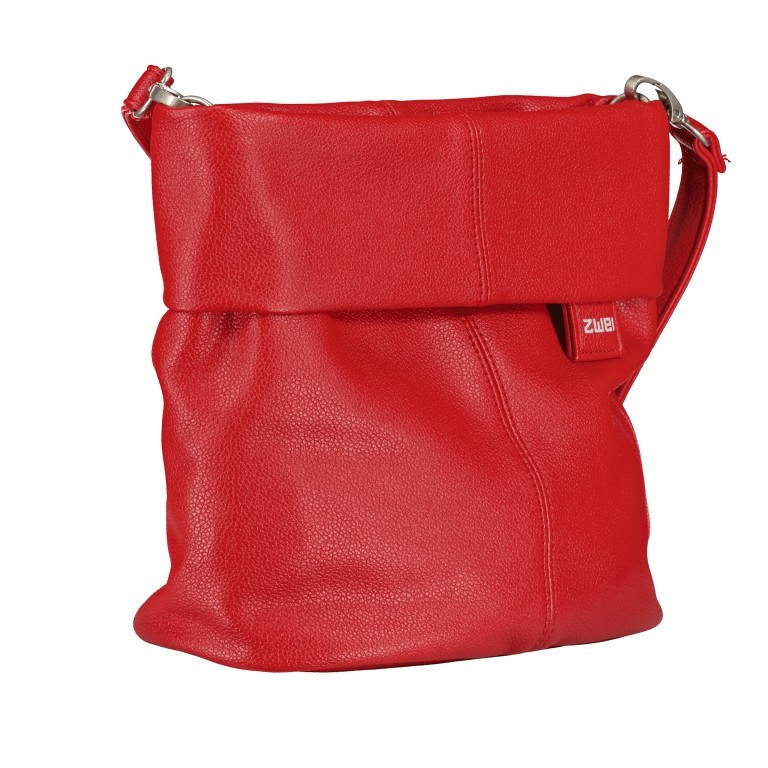 Umhängetasche Mademoiselle M8 vegan Cherry, Farbe: rot/weinrot, Marke: Zwei, EAN: 4250257933439, Abmessungen in cm: 23x25x10, Bild 2 von 9