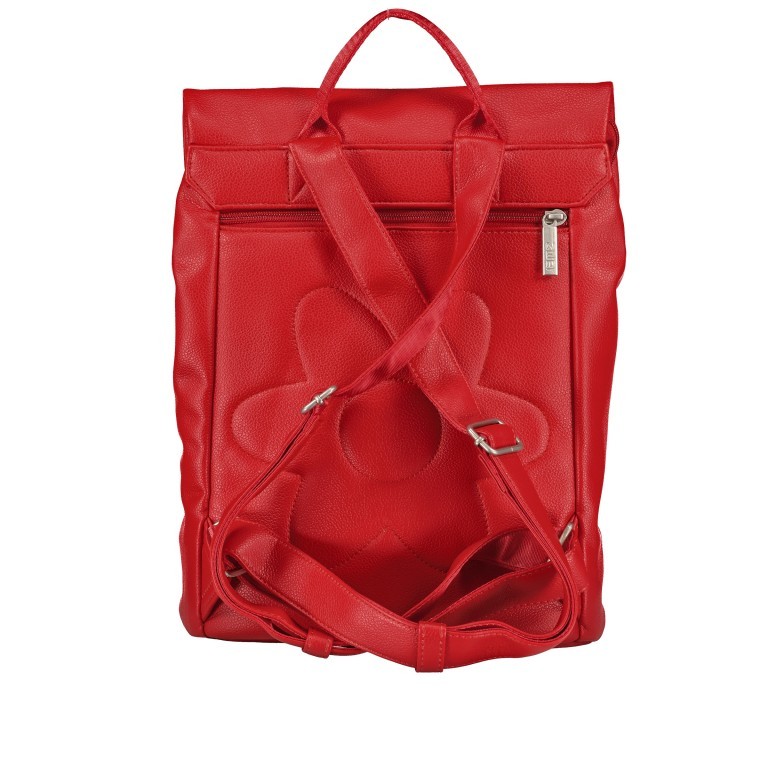 Rucksack Mademoiselle MR13 Cherry, Farbe: rot/weinrot, Marke: Zwei, EAN: 4250257933415, Abmessungen in cm: 34.5x37x12, Bild 4 von 6