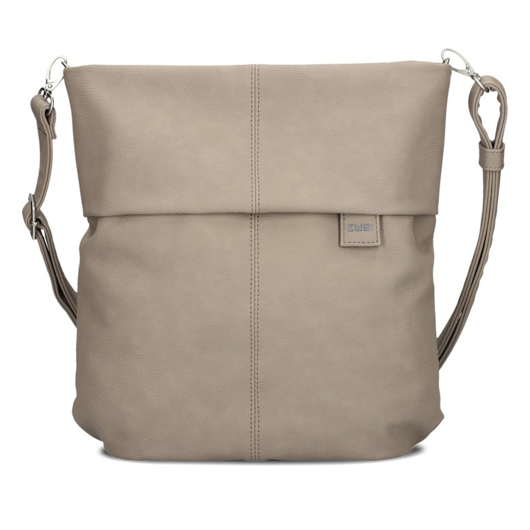 Umhängetasche Mademoiselle M12 Nubuk Cappuccino, Farbe: braun, Marke: Zwei, EAN: 4250257935570, Abmessungen in cm: 32x31x13, Bild 1 von 9