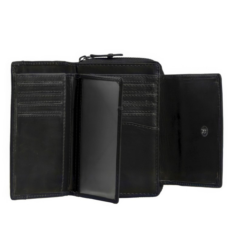 Geldbörse Ascot mit RFID-Schutz Black, Farbe: schwarz, Marke: The Chesterfield Brand, EAN: 8719241004464, Abmessungen in cm: 13.5x9x3, Bild 3 von 5