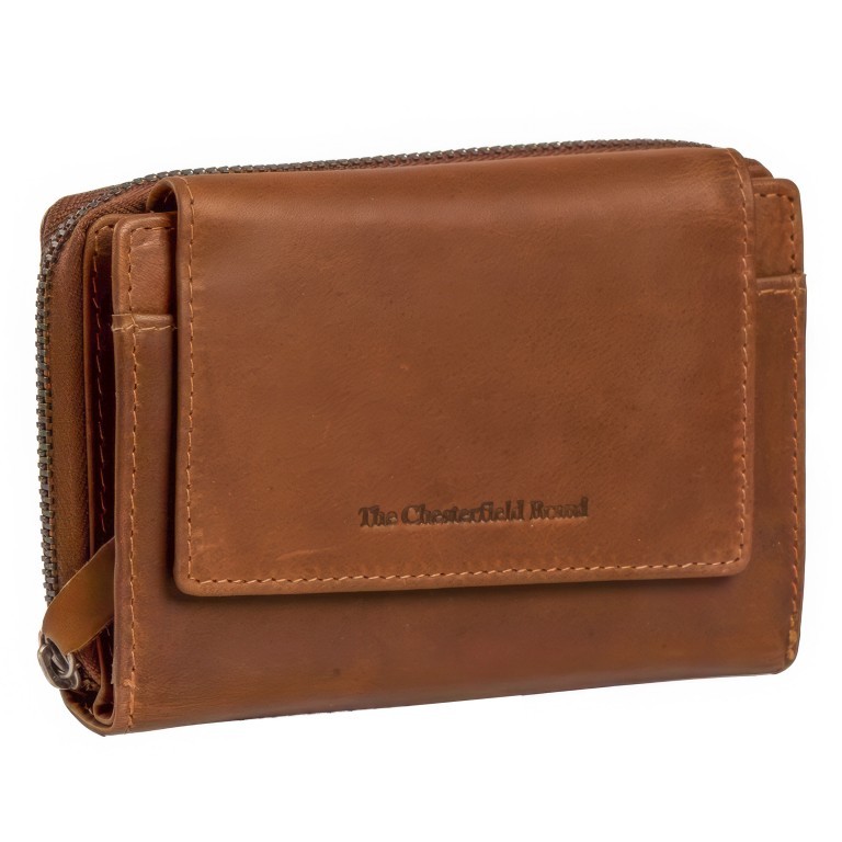 Geldbörse Ascot mit RFID-Schutz Cognac, Farbe: cognac, Marke: The Chesterfield Brand, EAN: 8719241004525, Abmessungen in cm: 13.5x9x3, Bild 1 von 5