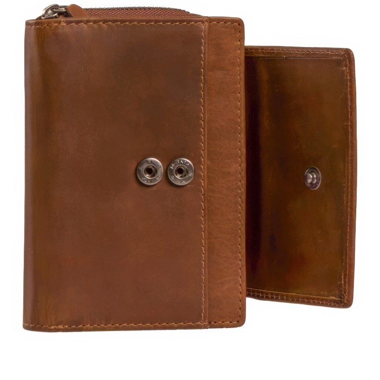Geldbörse Ascot mit RFID-Schutz Cognac, Farbe: cognac, Marke: The Chesterfield Brand, EAN: 8719241004525, Abmessungen in cm: 13.5x9x3, Bild 4 von 5