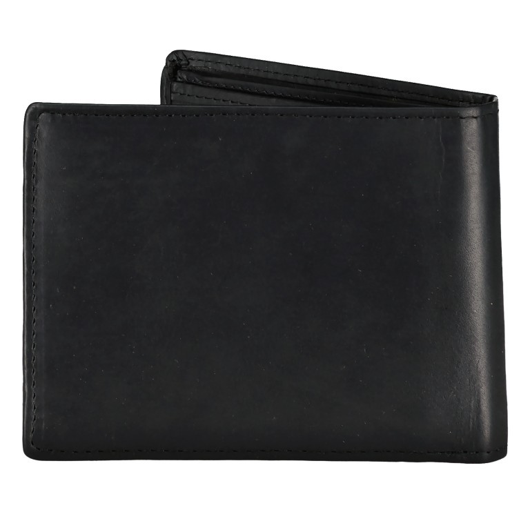 Geldbörse Walid mit RFID-Schutz Black, Farbe: schwarz, Marke: The Chesterfield Brand, EAN: 8719241035284, Abmessungen in cm: 12.5x9.5x2, Bild 2 von 3