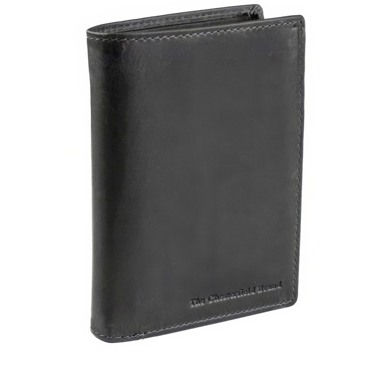 Geldbörse Hazel mit RFID-Schutz Black, Farbe: schwarz, Marke: The Chesterfield Brand, EAN: 8719241028767, Abmessungen in cm: 9x13x1, Bild 1 von 5