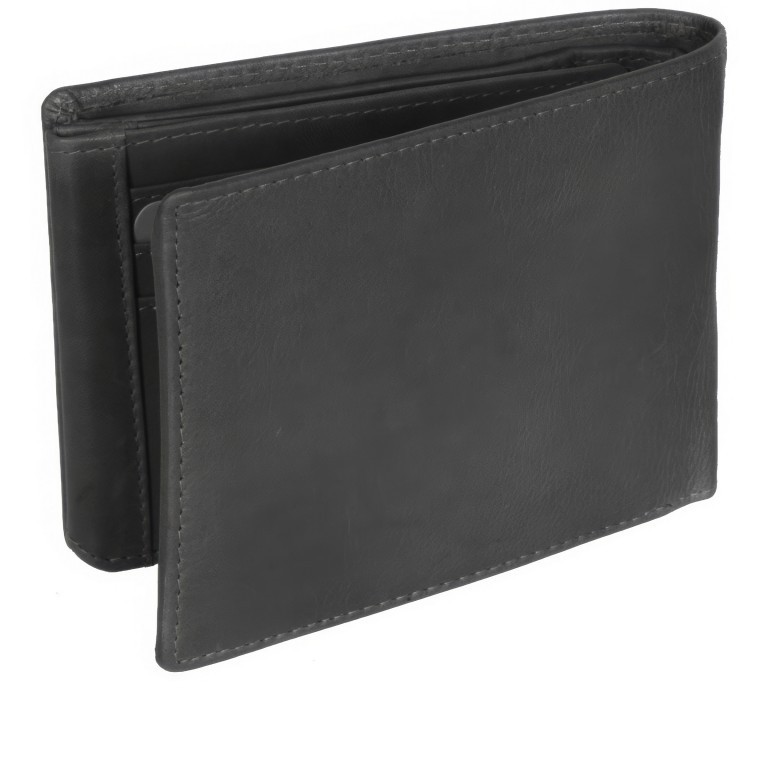 Geldbörse Marion mit RFID-Schutz Black, Farbe: schwarz, Marke: The Chesterfield Brand, EAN: 8719241028798, Abmessungen in cm: 12.2x9.5x3, Bild 2 von 4