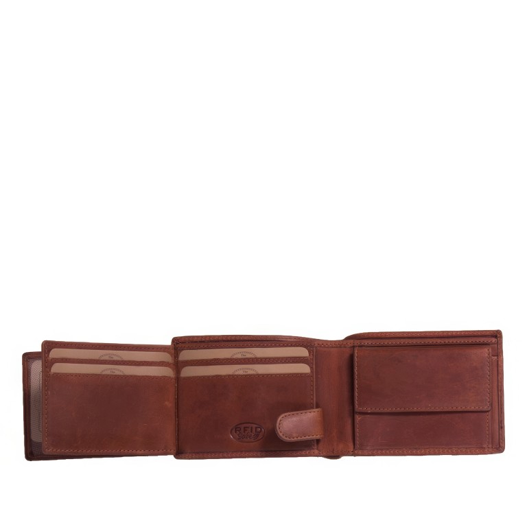 Geldbörse Marvin mit RFID-Schutz Cognac, Farbe: cognac, Marke: The Chesterfield Brand, EAN: 8719241028873, Abmessungen in cm: 10.5x8x3, Bild 4 von 5