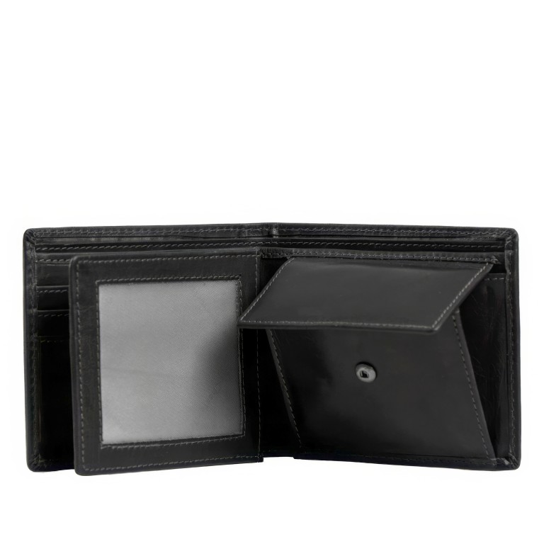 Geldbörse Ralph mit RFID-Schutz Black, Farbe: schwarz, Marke: The Chesterfield Brand, EAN: 8719241028910, Abmessungen in cm: 11x9.2x1.5, Bild 4 von 5