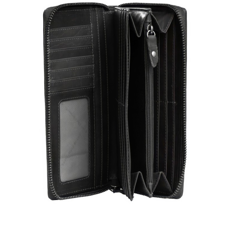 Geldbörse Halle mit RFID-Schutz Black, Farbe: schwarz, Marke: The Chesterfield Brand, EAN: 8719241064963, Abmessungen in cm: 19x10.5x2.5, Bild 4 von 6