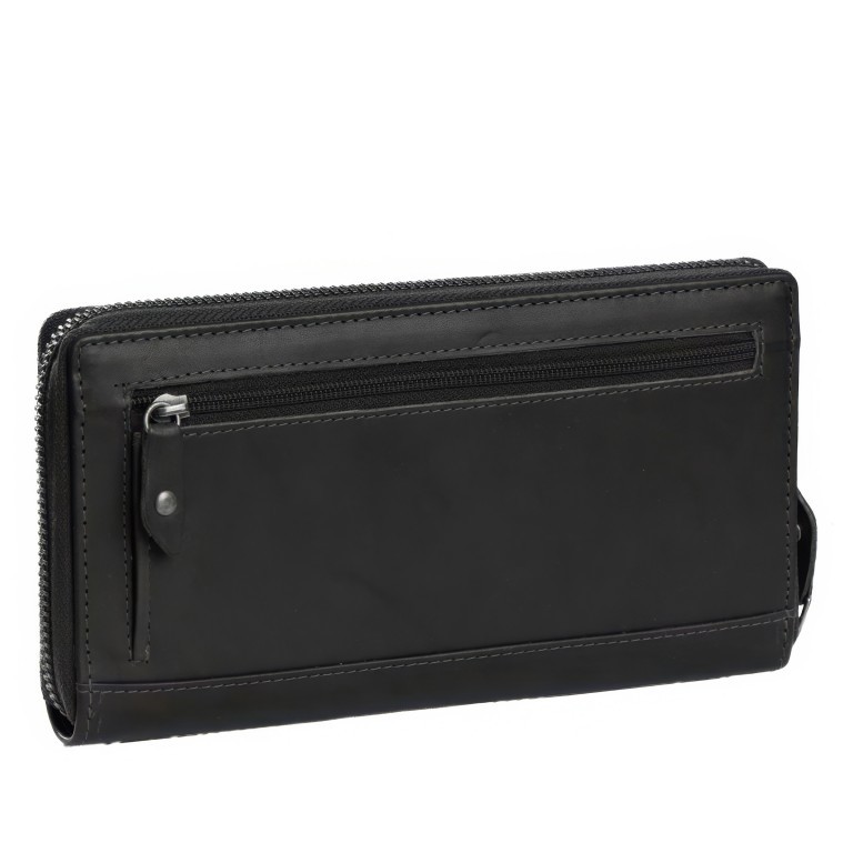 Geldbörse Halle mit RFID-Schutz Black, Farbe: schwarz, Marke: The Chesterfield Brand, EAN: 8719241064963, Abmessungen in cm: 19x10.5x2.5, Bild 2 von 6