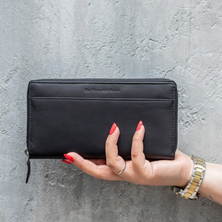 Geldbörse Halle mit RFID-Schutz Black, Farbe: schwarz, Marke: The Chesterfield Brand, EAN: 8719241064963, Abmessungen in cm: 19x10.5x2.5, Bild 6 von 6