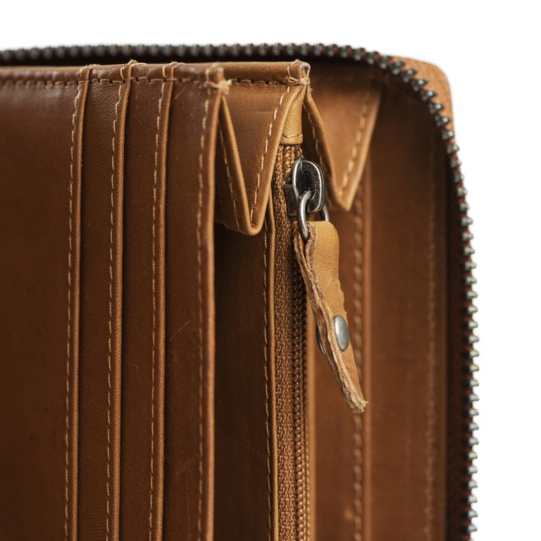 Geldbörse Halle mit RFID-Schutz Cognac, Farbe: cognac, Marke: The Chesterfield Brand, EAN: 8719241065021, Abmessungen in cm: 19x10.5x2.5, Bild 5 von 6
