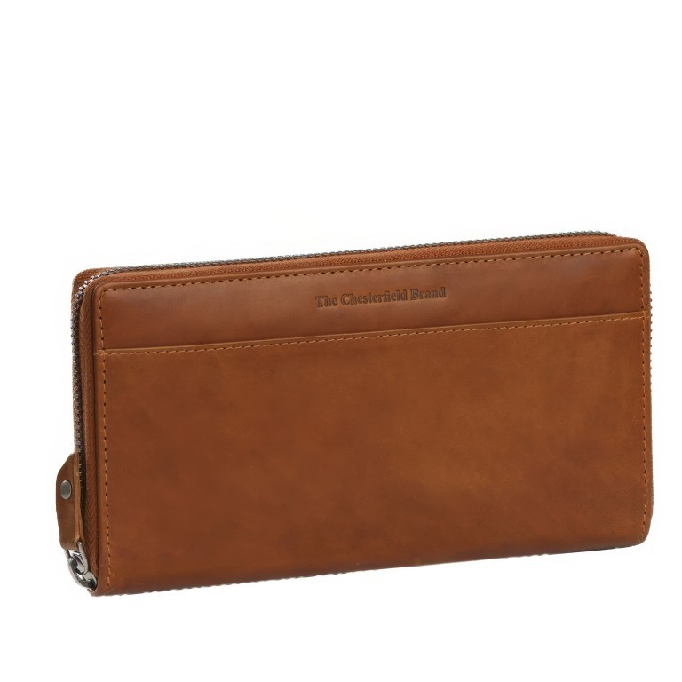 Geldbörse Halle mit RFID-Schutz Cognac, Farbe: cognac, Marke: The Chesterfield Brand, EAN: 8719241065021, Abmessungen in cm: 19x10.5x2.5, Bild 1 von 6