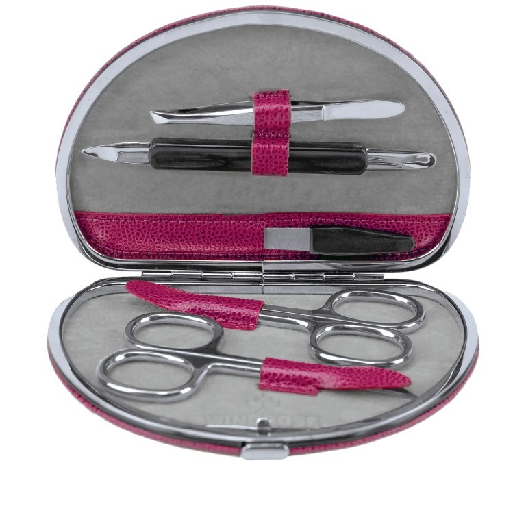Manikürset beluga mit Metallrahmen Beere, Farbe: rosa/pink, Marke: Windrose, EAN: 4006047386462, Abmessungen in cm: 13.5x1x9, Bild 1 von 2