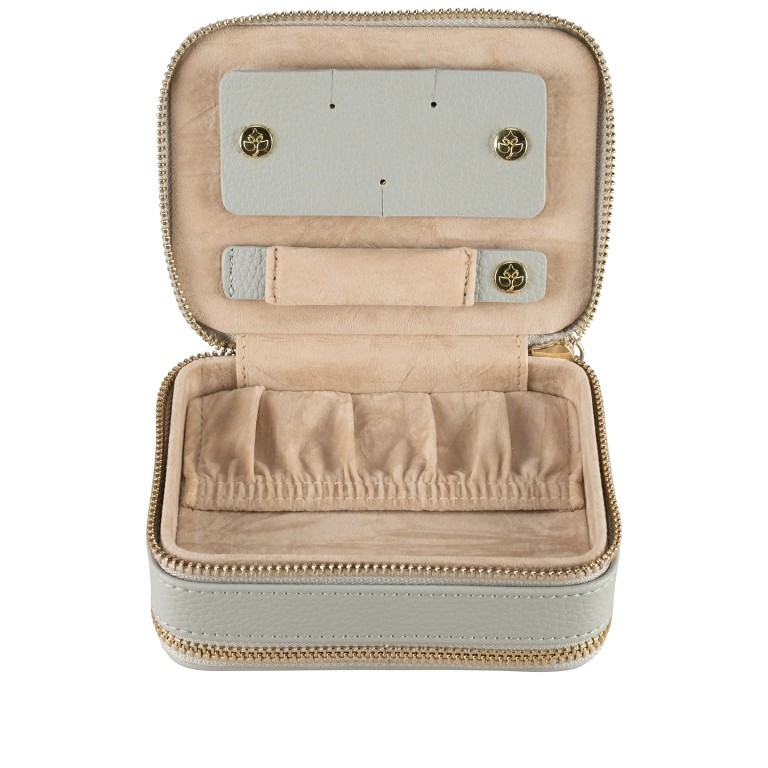 Schmucketui Aurora S Hellgrau, Farbe: grau, Marke: Windrose, EAN: 4006047397079, Abmessungen in cm: 13x5x9.5, Bild 1 von 3