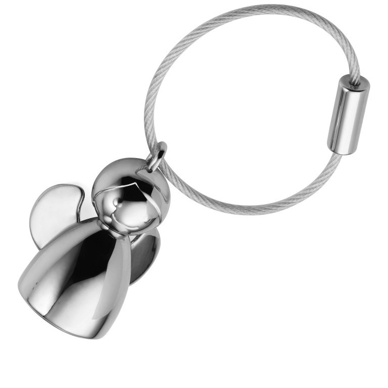 Schlüsselanhänger Angelina Silber, Farbe: metallic, Marke: Troika, EAN: 4024023119989, Abmessungen in cm: 2.7x4.3x2, Bild 1 von 4