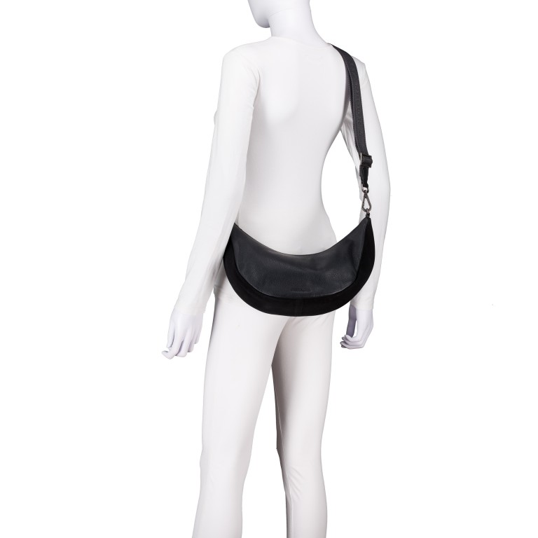 Beuteltasche Just-Pure Calista JP-13337 Dark Ash, Farbe: anthrazit, Marke: Harbour 2nd, EAN: 4046478084148, Abmessungen in cm: 30x22x9, Bild 6 von 7