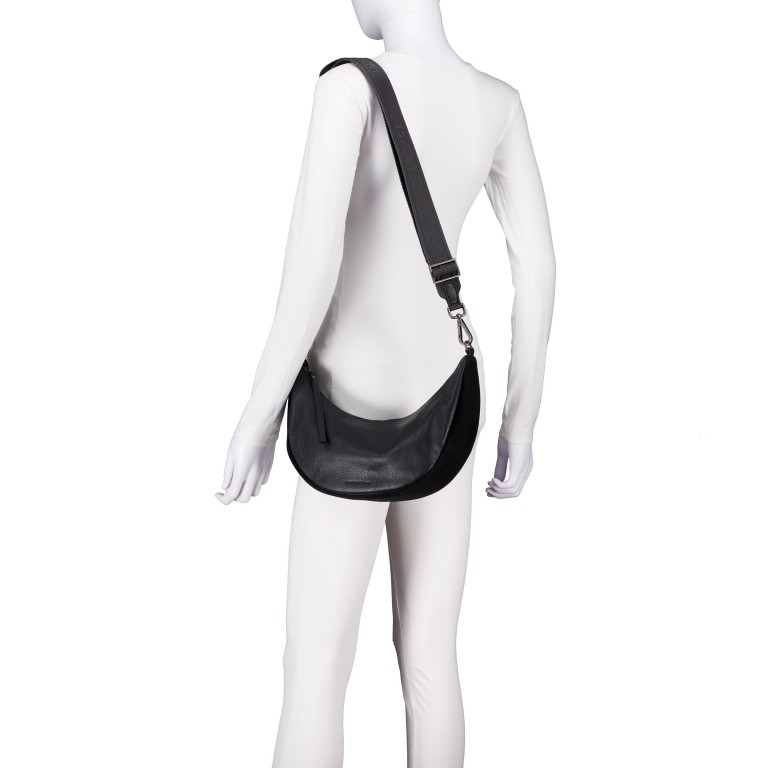 Beuteltasche Just-Pure Calista JP-13337 Dark Ash, Farbe: anthrazit, Marke: Harbour 2nd, EAN: 4046478084148, Abmessungen in cm: 30x22x9, Bild 5 von 7