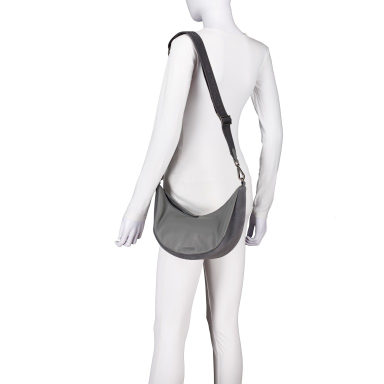 Beuteltasche Just-Pure Calista JP-13337 Dolphin Grey, Farbe: grau, Marke: Harbour 2nd, EAN: 4046478084599, Abmessungen in cm: 30x22x9, Bild 5 von 7