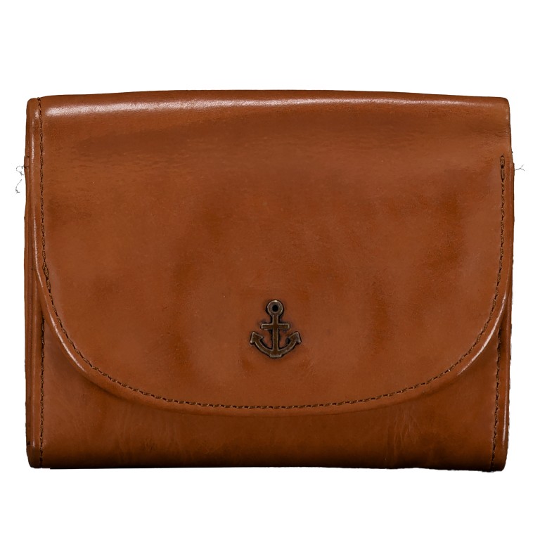 Geldbörse Anchor-Love Pip SL-14494 Charming Cognac, Farbe: cognac, Marke: Harbour 2nd, EAN: 4046478082809, Abmessungen in cm: 12.5x9x3, Bild 1 von 4