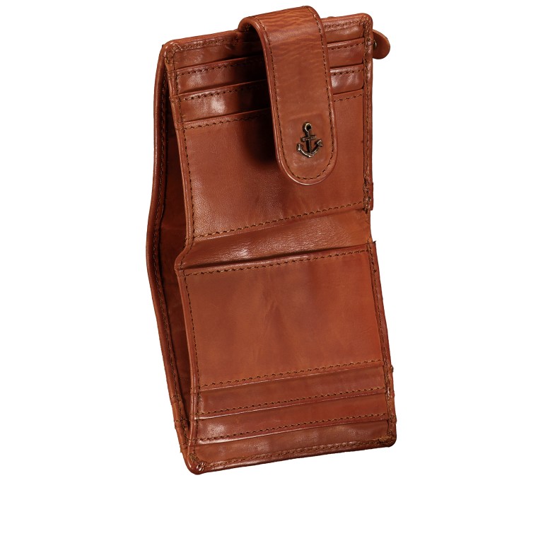 Geldbörse Anchor-Love Sina SL-14495 Charming Cognac, Farbe: cognac, Marke: Harbour 2nd, EAN: 4046478082861, Abmessungen in cm: 10x9x2, Bild 4 von 4
