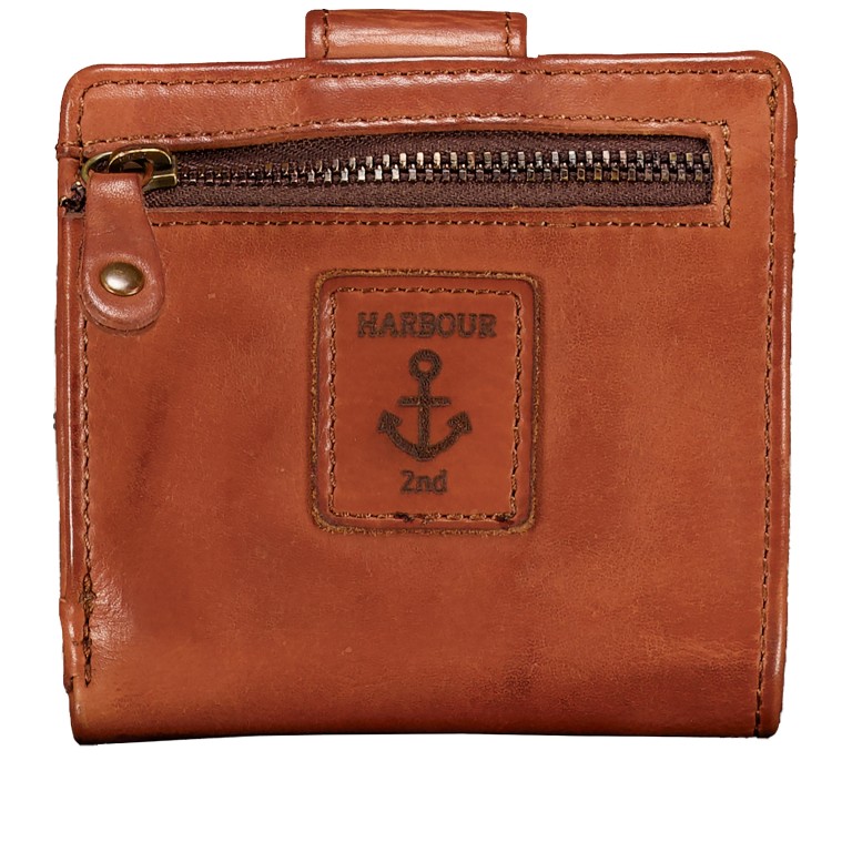 Geldbörse Anchor-Love Sina SL-14495 Charming Cognac, Farbe: cognac, Marke: Harbour 2nd, EAN: 4046478082861, Abmessungen in cm: 10x9x2, Bild 3 von 4