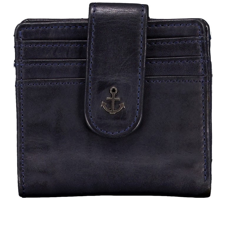 Geldbörse Anchor-Love Sina SL-14495 Midnight Navy, Farbe: blau/petrol, Marke: Harbour 2nd, EAN: 4046478082885, Abmessungen in cm: 10x9x2, Bild 1 von 4