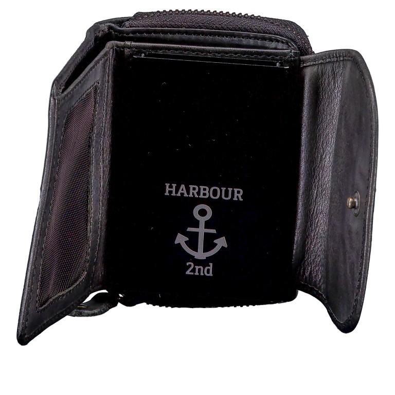 Geldbörse Anchor-Love Maeve SL-14503 E-Case Dark Ash, Farbe: anthrazit, Marke: Harbour 2nd, EAN: 4046478083097, Abmessungen in cm: 11x9x3.5, Bild 4 von 5