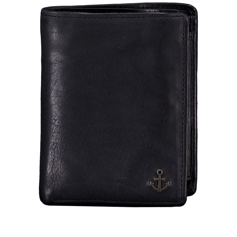Geldbörse Anchor-Love Magnus SL-14528 Dark Ash, Farbe: anthrazit, Marke: Harbour 2nd, EAN: 4046478083219, Abmessungen in cm: 9.5x12x2.5, Bild 1 von 5