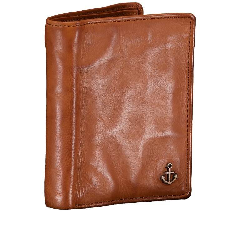 Geldbörse Anchor-Love Magnus SL-14528 Charming Cognac, Farbe: cognac, Marke: Harbour 2nd, EAN: 4046478083226, Abmessungen in cm: 9.5x12x2.5, Bild 2 von 5