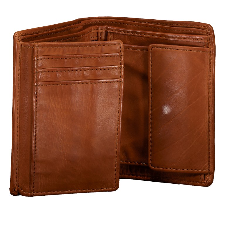 Geldbörse Anchor-Love Magnus SL-14528 Charming Cognac, Farbe: cognac, Marke: Harbour 2nd, EAN: 4046478083226, Abmessungen in cm: 9.5x12x2.5, Bild 4 von 5