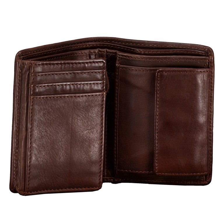 Geldbörse Anchor-Love Magnus SL-14528 Chocolate Brown, Farbe: braun, Marke: Harbour 2nd, EAN: 4046478083233, Abmessungen in cm: 9.5x12x2.5, Bild 4 von 5