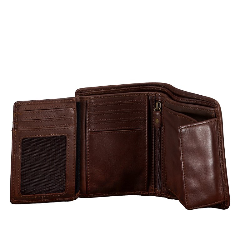 Geldbörse Anchor-Love Magnus SL-14528 Chocolate Brown, Farbe: braun, Marke: Harbour 2nd, EAN: 4046478083233, Abmessungen in cm: 9.5x12x2.5, Bild 5 von 5