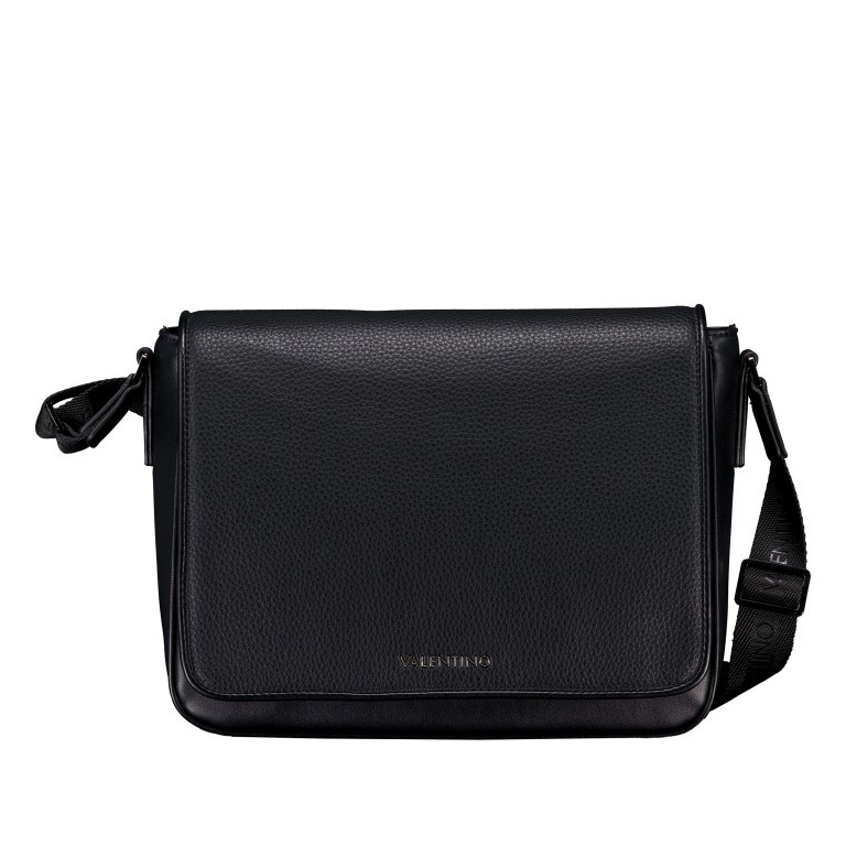 Kuriertasche Efeo mit Laptopfach 13 Zoll Nero, Farbe: schwarz, Marke: Valentino Bags, EAN: 8054942445230, Abmessungen in cm: 30.5x23.5x9.5, Bild 1 von 6