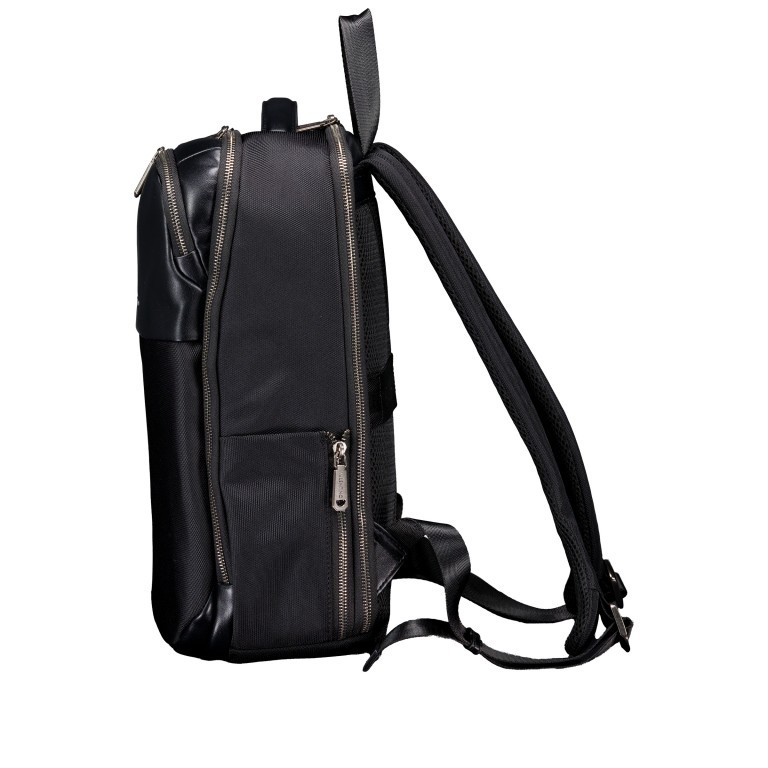 Rucksack Finix mit Laptopfach 13" Nero, Farbe: schwarz, Marke: Valentino Bags, EAN: 8054942656018, Abmessungen in cm: 30x39x17, Bild 3 von 6