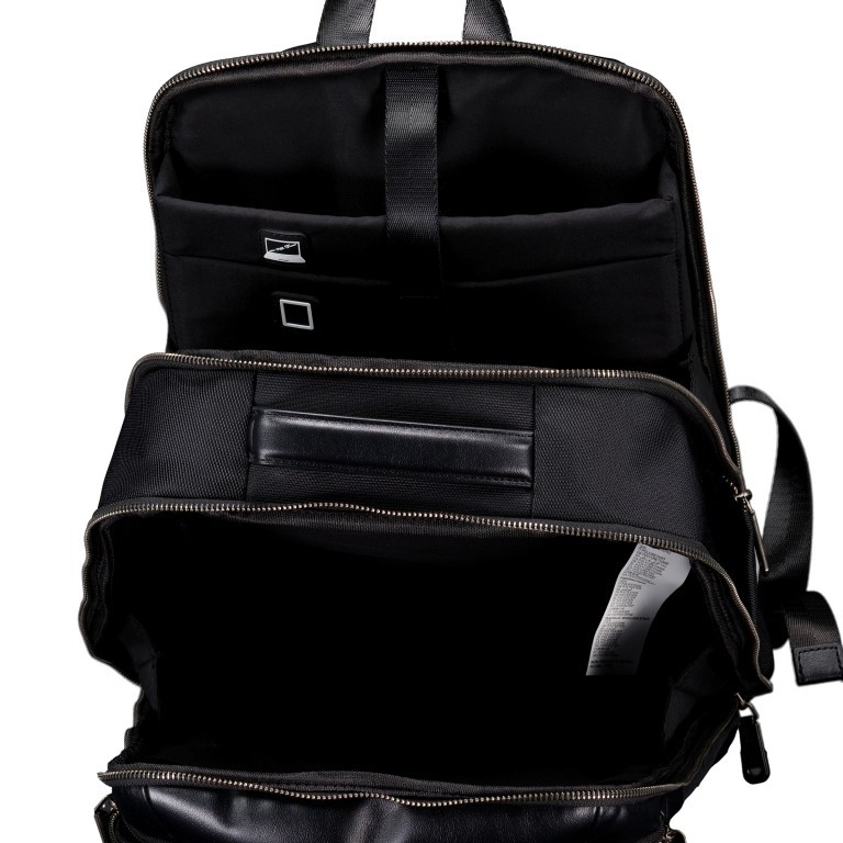 Rucksack Finix mit Laptopfach 13" Nero, Farbe: schwarz, Marke: Valentino Bags, EAN: 8054942656018, Abmessungen in cm: 30x39x17, Bild 6 von 6