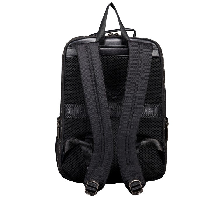 Rucksack Finix mit Laptopfach 13" Nero, Farbe: schwarz, Marke: Valentino Bags, EAN: 8054942656018, Abmessungen in cm: 30x39x17, Bild 4 von 6