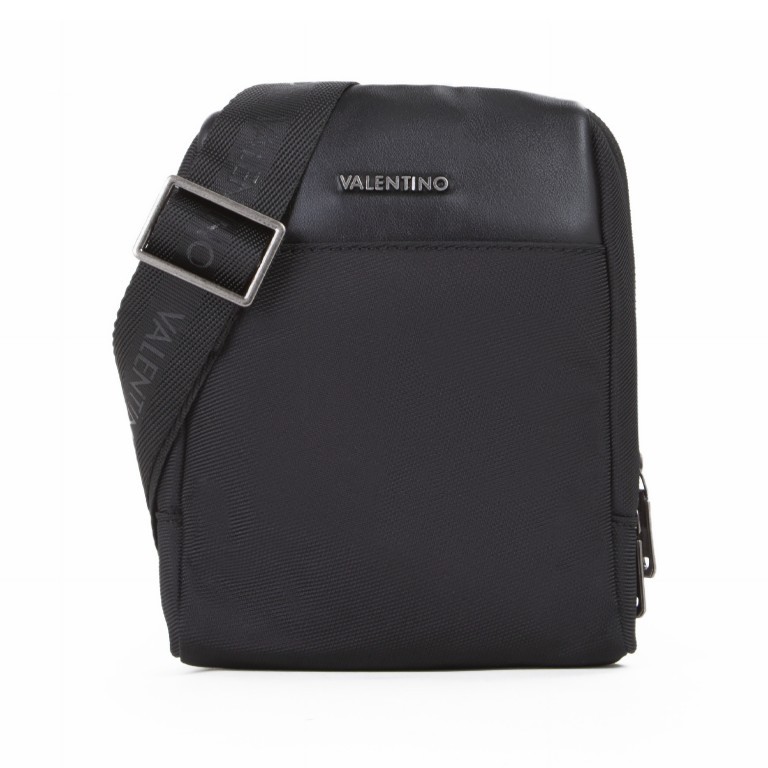 Umhängetasche Finix Nero, Farbe: schwarz, Marke: Valentino Bags, EAN: 8054942656032, Abmessungen in cm: 15.5x20.5x4, Bild 1 von 6