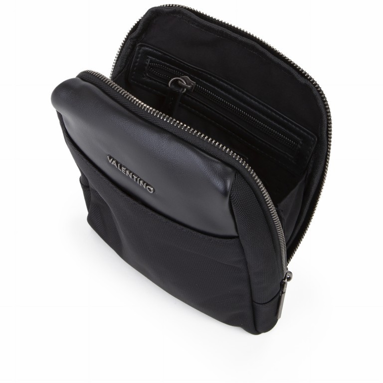 Umhängetasche Finix Nero, Farbe: schwarz, Marke: Valentino Bags, EAN: 8054942656032, Abmessungen in cm: 15.5x20.5x4, Bild 6 von 6