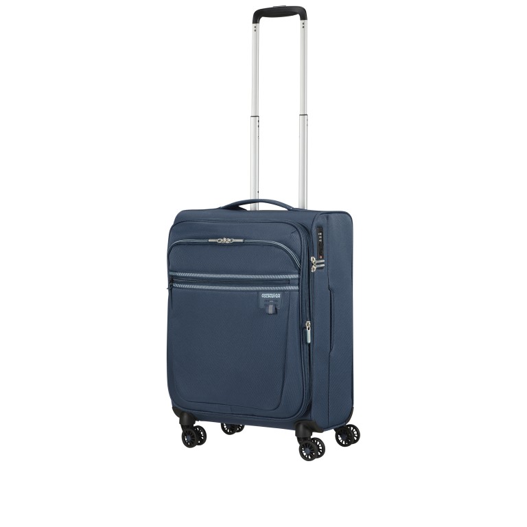 Koffer Aerospin Spinner 55 Expandable Indigo, Farbe: blau/petrol, Marke: American Tourister, EAN: 5400520303998, Abmessungen in cm: 40x55x20, Bild 7 von 16