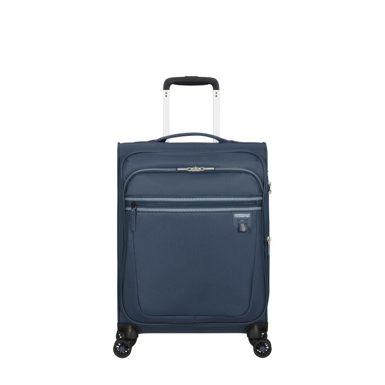 Koffer Aerospin Spinner 55 Expandable Indigo, Farbe: blau/petrol, Marke: American Tourister, EAN: 5400520303998, Abmessungen in cm: 40x55x20, Bild 1 von 16