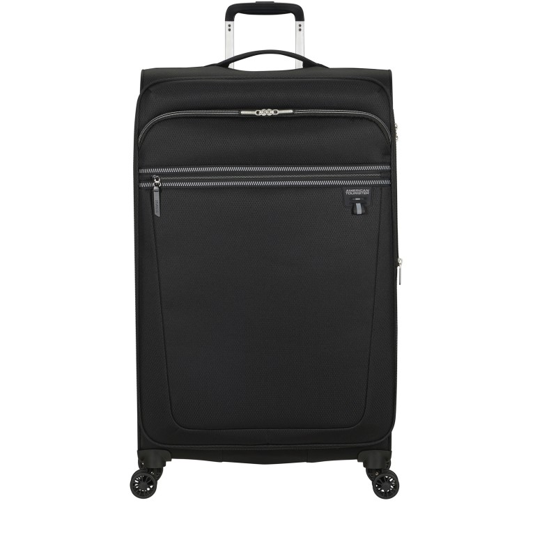 Koffer Aerospin Spinner 80 Expandable Black, Farbe: schwarz, Marke: American Tourister, EAN: 5400520304247, Abmessungen in cm: 46x80x27, Bild 1 von 15