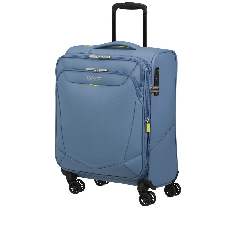 Koffer Summerride Spinner 55 Expandable Coronet Blue, Farbe: blau/petrol, Marke: American Tourister, EAN: 5400520308665, Abmessungen in cm: 40x55x20, Bild 2 von 11