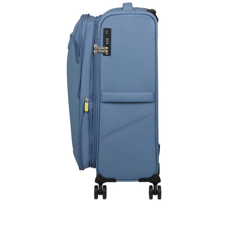 Trolley Summerride Spinner 69 Expandable Coronet Blue, Farbe: blau/petrol, Marke: American Tourister, EAN: 5400520308696, Abmessungen in cm: 43x69x29, Bild 4 von 15