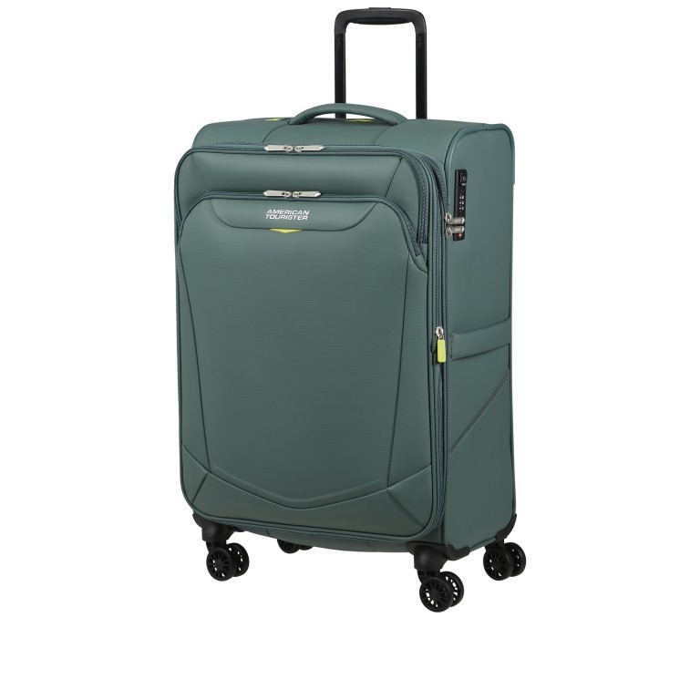 Trolley Summerride Spinner 69 Expandable Dark Forest, Farbe: grün/oliv, Marke: American Tourister, EAN: 5400520308689, Abmessungen in cm: 43x69x29, Bild 2 von 15