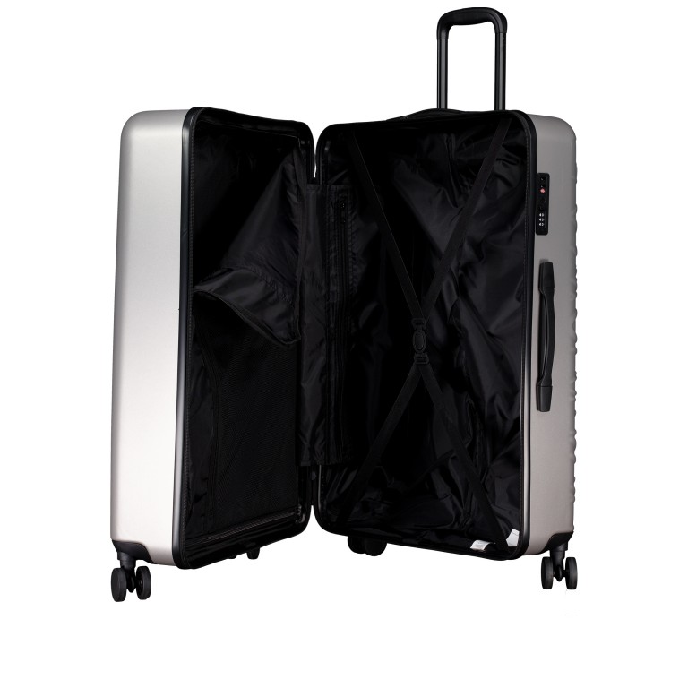 Koffer Mars 76 cm Silver, Farbe: metallic, Marke: Valentino Bags, EAN: 8054942527455, Abmessungen in cm: 53x76x28.5, Bild 7 von 7