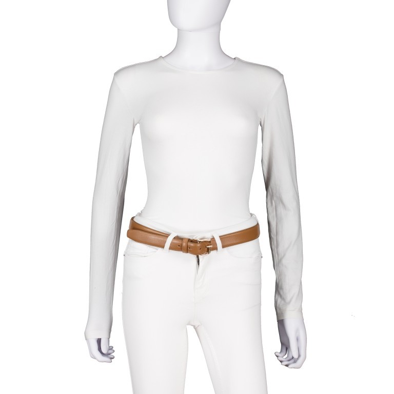 Gürtel individuell kürzbar Bundweite 95 CM Camel, Farbe: cognac, Marke: Guess, EAN: 7626741085293, Bild 3 von 4