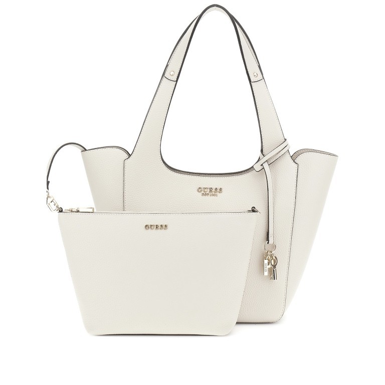 Shopper Helina mit herausnehmbarer Tasche Bone, Farbe: beige, Marke: Guess, EAN: 0190231934417, Abmessungen in cm: 25.5x29x12, Bild 1 von 7