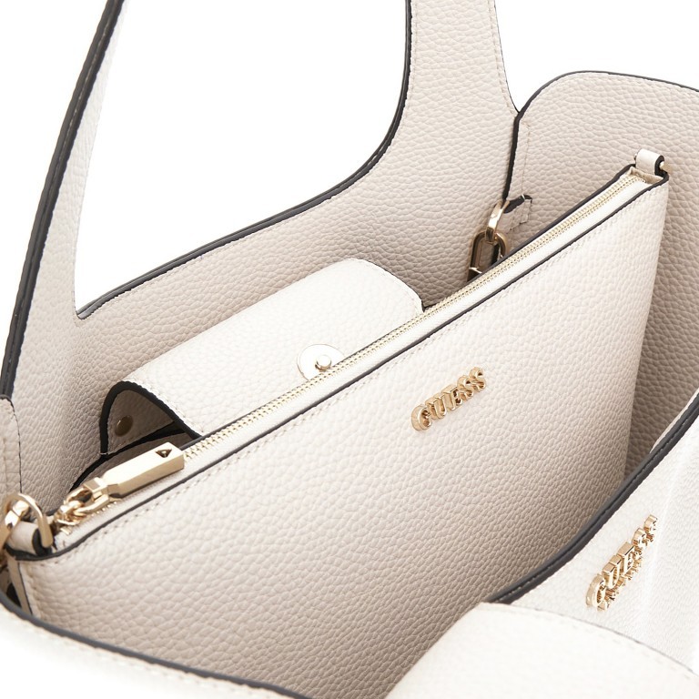Shopper Helina mit herausnehmbarer Tasche Bone, Farbe: beige, Marke: Guess, EAN: 0190231934417, Abmessungen in cm: 25.5x29x12, Bild 7 von 7
