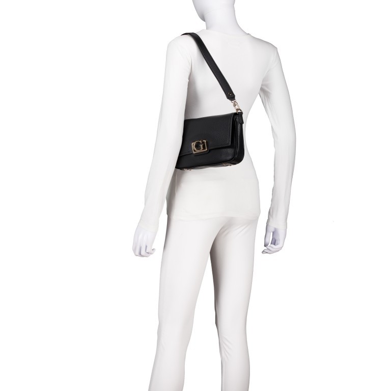 Umhängetasche Circe Black, Farbe: schwarz, Marke: Guess, EAN: 0190231932420, Abmessungen in cm: 26.5x14x4, Bild 5 von 8
